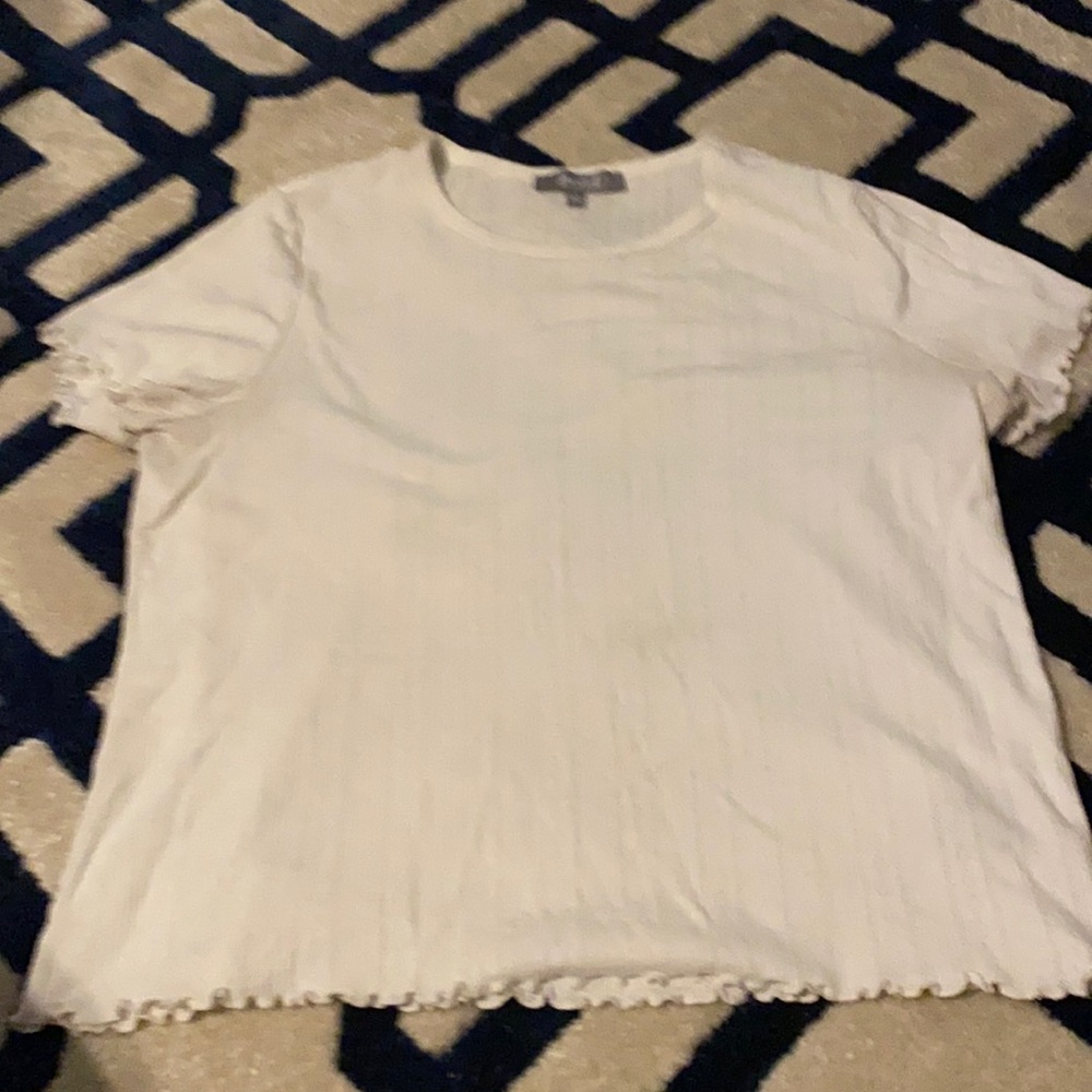 Frilled end t-shirt